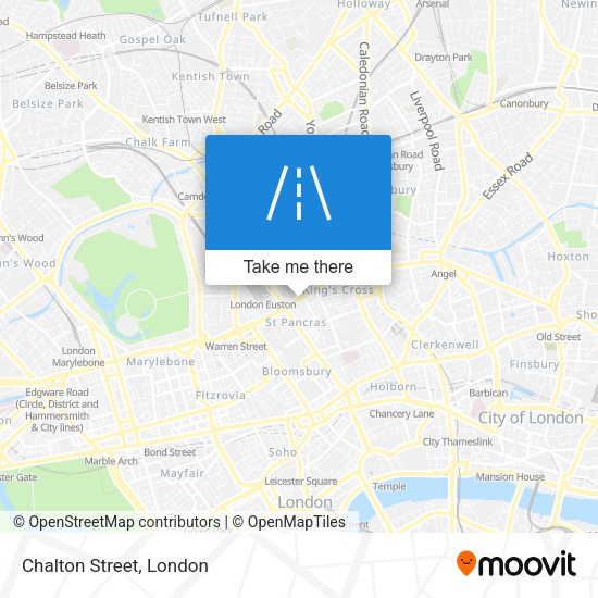 Chalton Street map