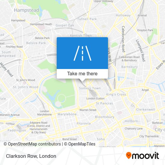 Clarkson Row map