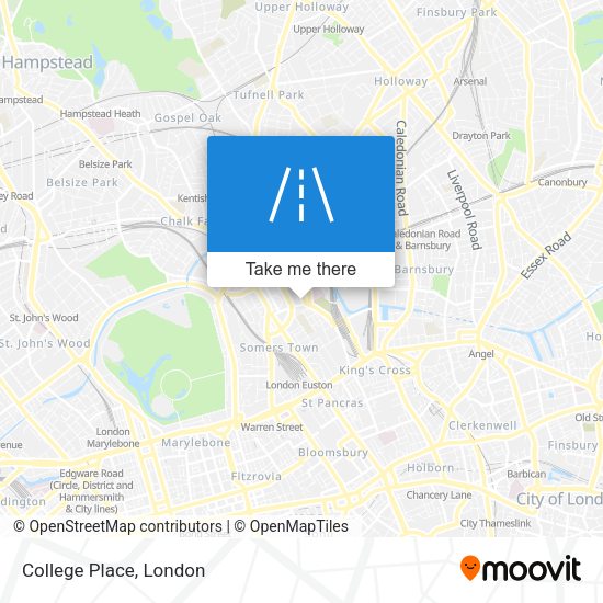 College Place map
