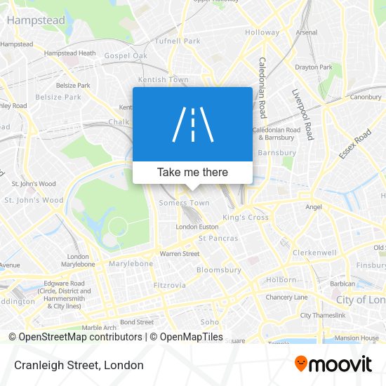 Cranleigh Street map