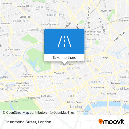 Drummond Street map