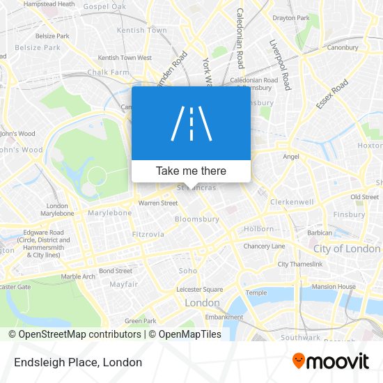 Endsleigh Place map