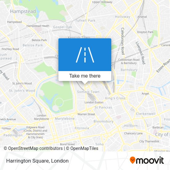Harrington Square map