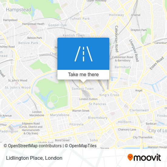 Lidlington Place map