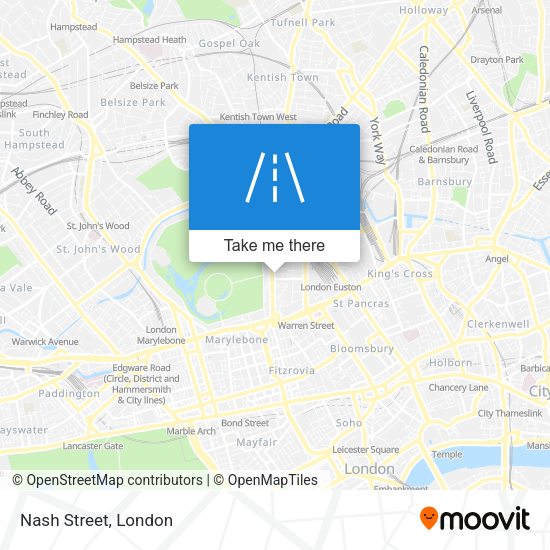 Nash Street map