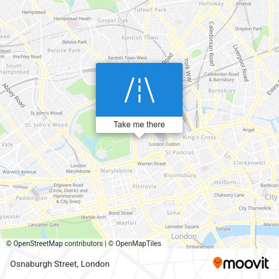 Osnaburgh Street map