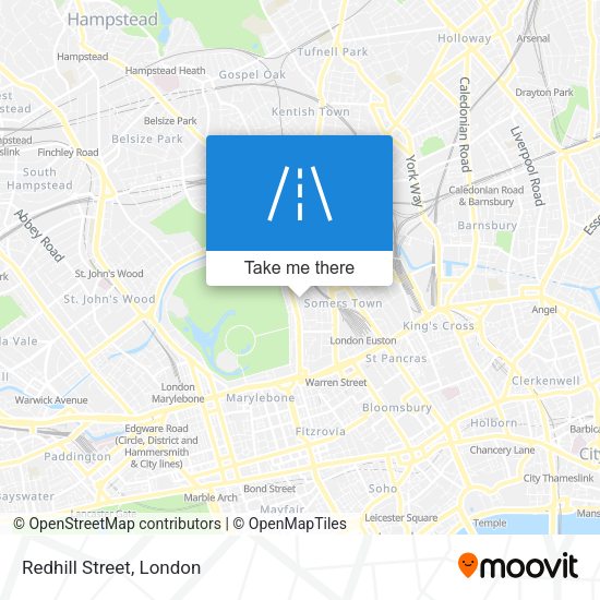 Redhill Street map