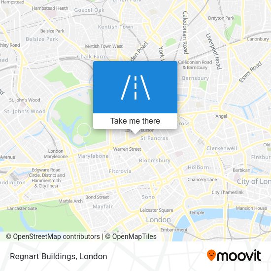 Regnart Buildings map