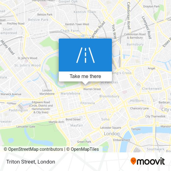 Triton Street map