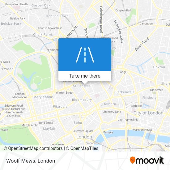 Woolf Mews map