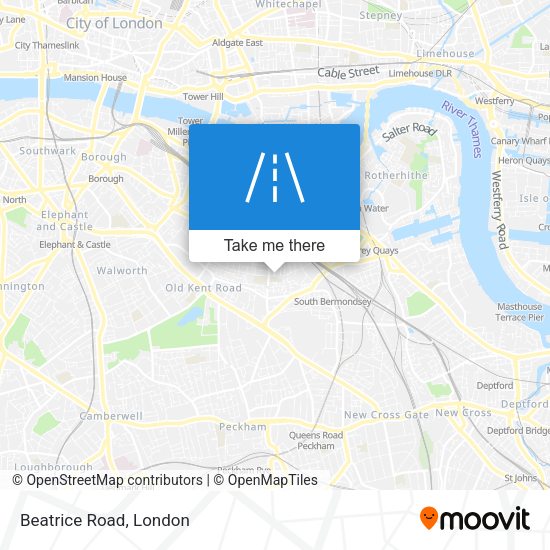 Beatrice Road map