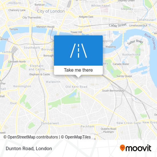 Dunton Road map