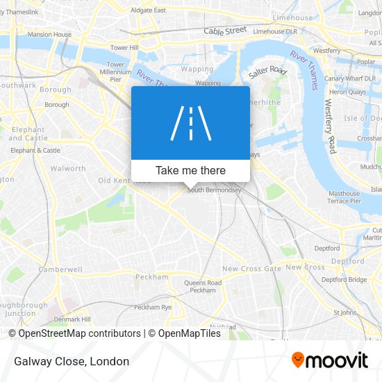 Galway Close map