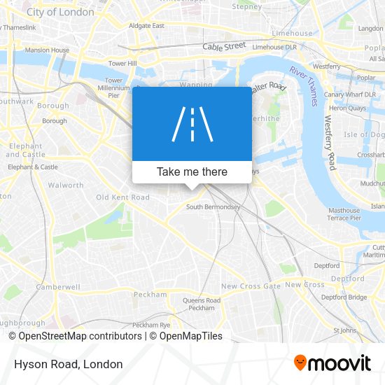 Hyson Road map