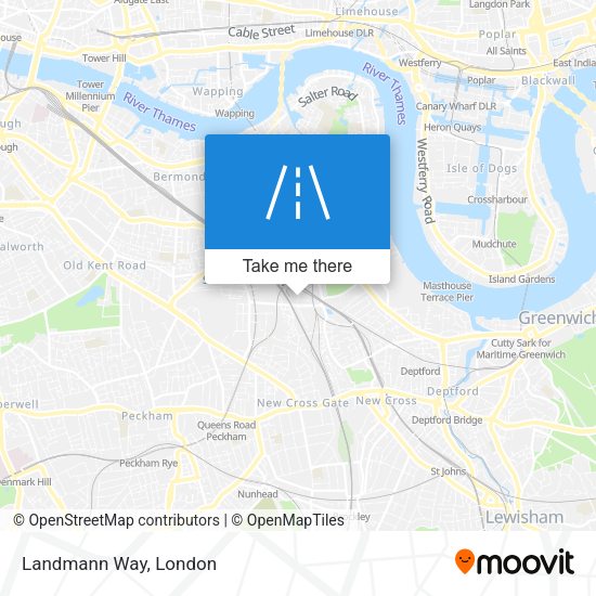 Landmann Way map