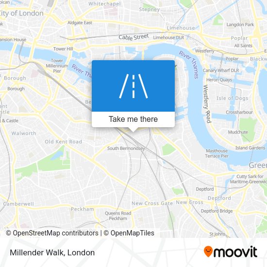 Millender Walk map