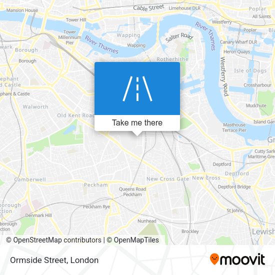 Ormside Street map