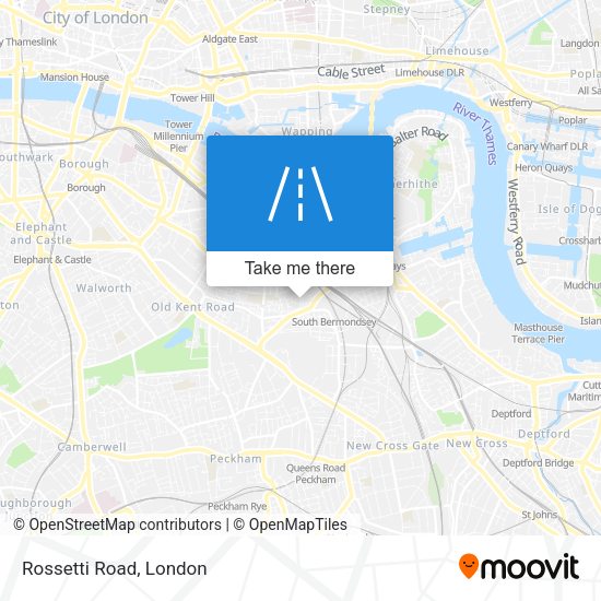 Rossetti Road map