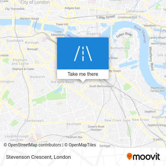 Stevenson Crescent map