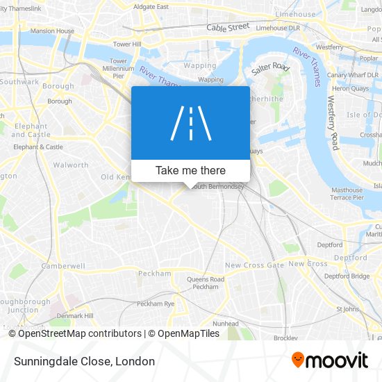 Sunningdale Close map