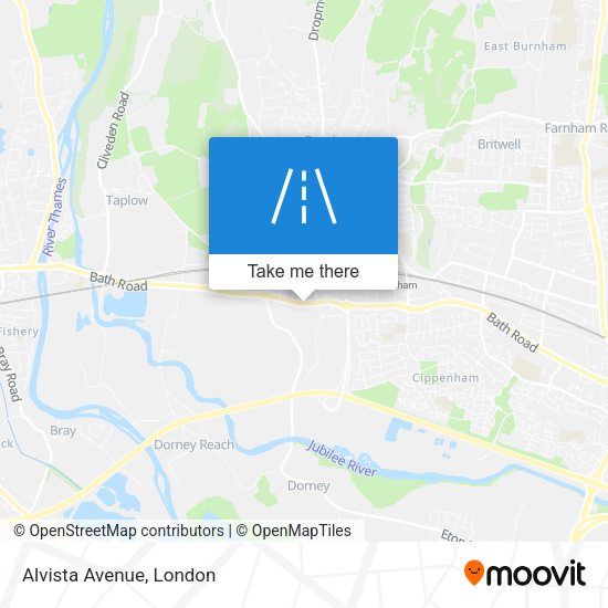 Alvista Avenue map