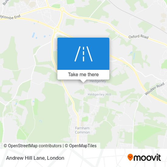 Andrew Hill Lane map