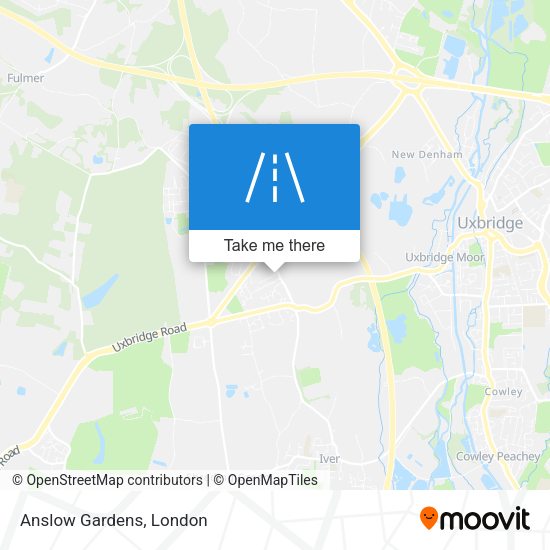 Anslow Gardens map