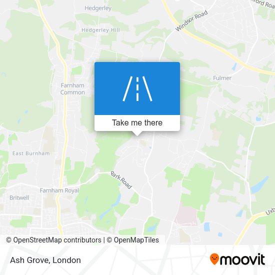 Ash Grove map