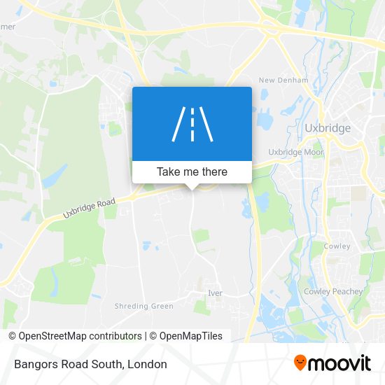 Bangors Road South map