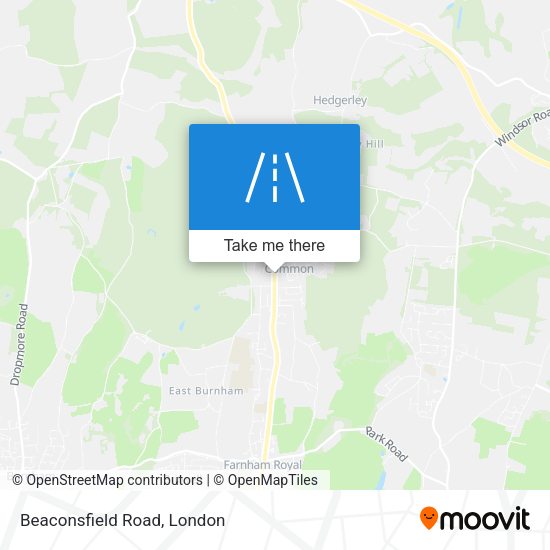 Beaconsfield Road map