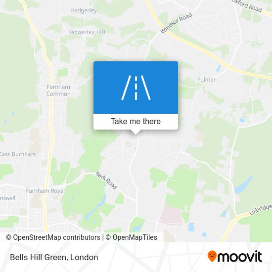Bells Hill Green map