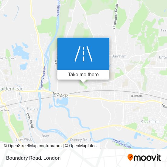 Boundary Road map