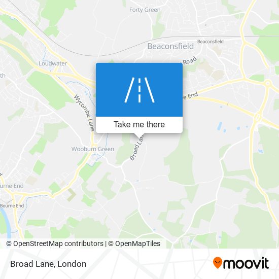 Broad Lane map