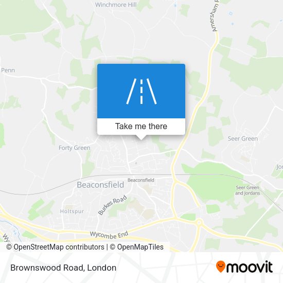 Brownswood Road map