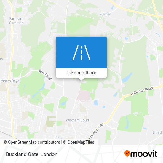 Buckland Gate map