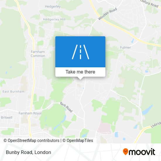 Bunby Road map