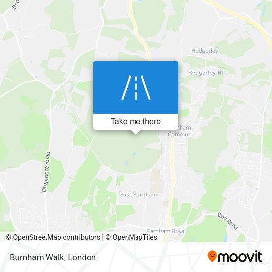 Burnham Walk map