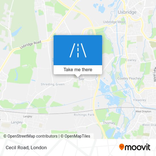 Cecil Road map