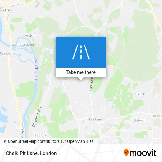 Chalk Pit Lane map
