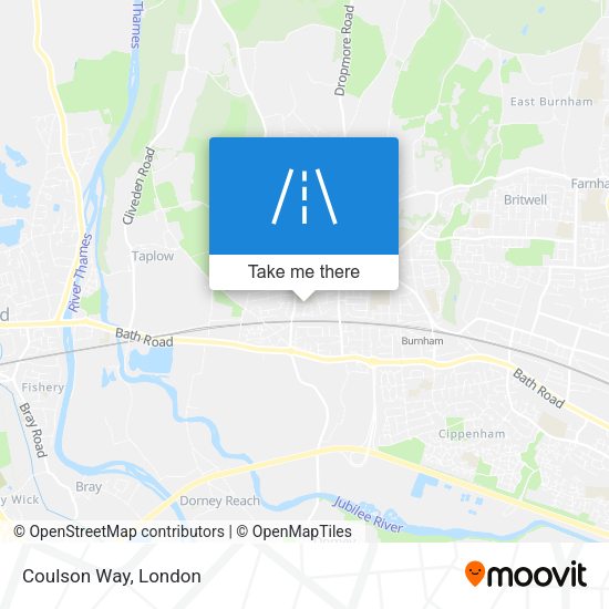 Coulson Way map