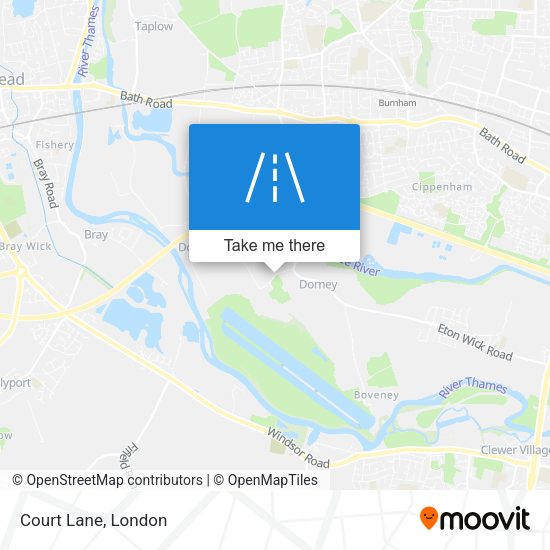 Court Lane map