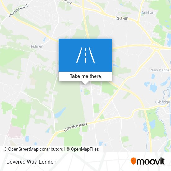 Covered Way map
