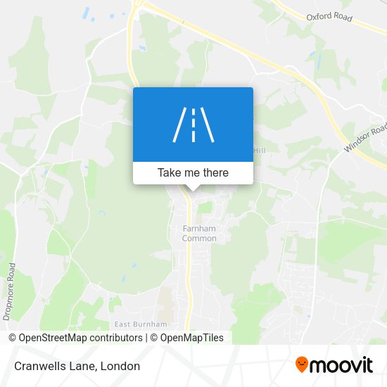 Cranwells Lane map
