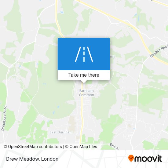 Drew Meadow map