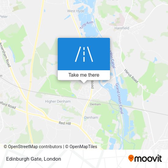 Edinburgh Gate map