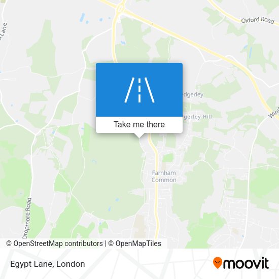 Egypt Lane map