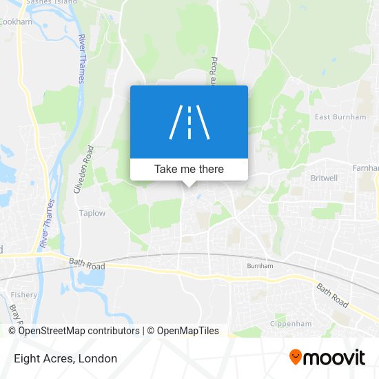Eight Acres map