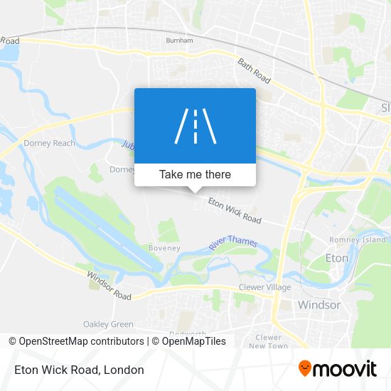Eton Wick Road map