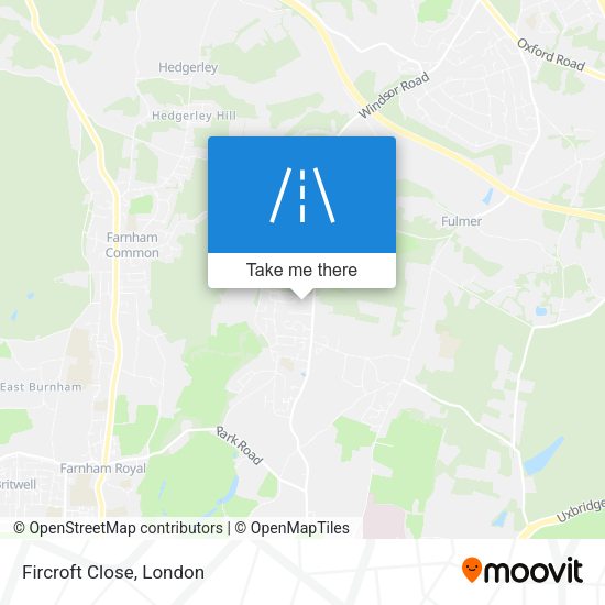 Fircroft Close map