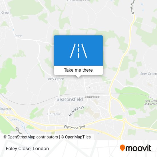 Foley Close map